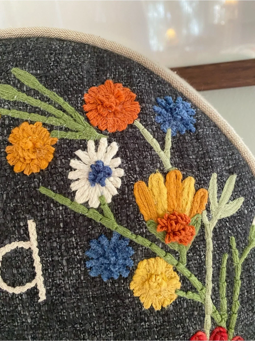 Cost Plus World Market embroidered colorful l3